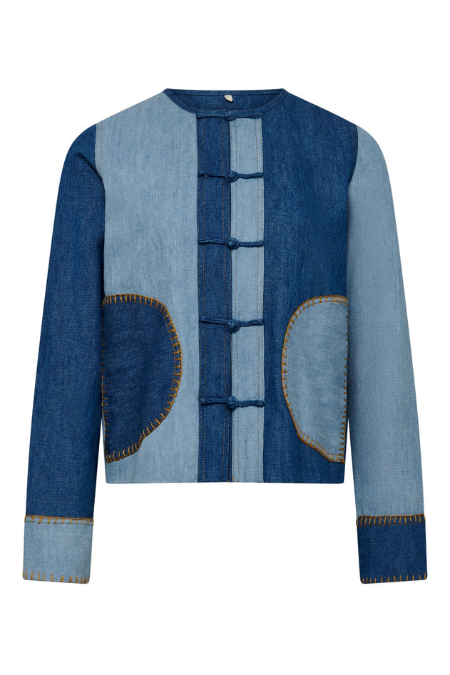 Nelly Cotton Jacket Blue