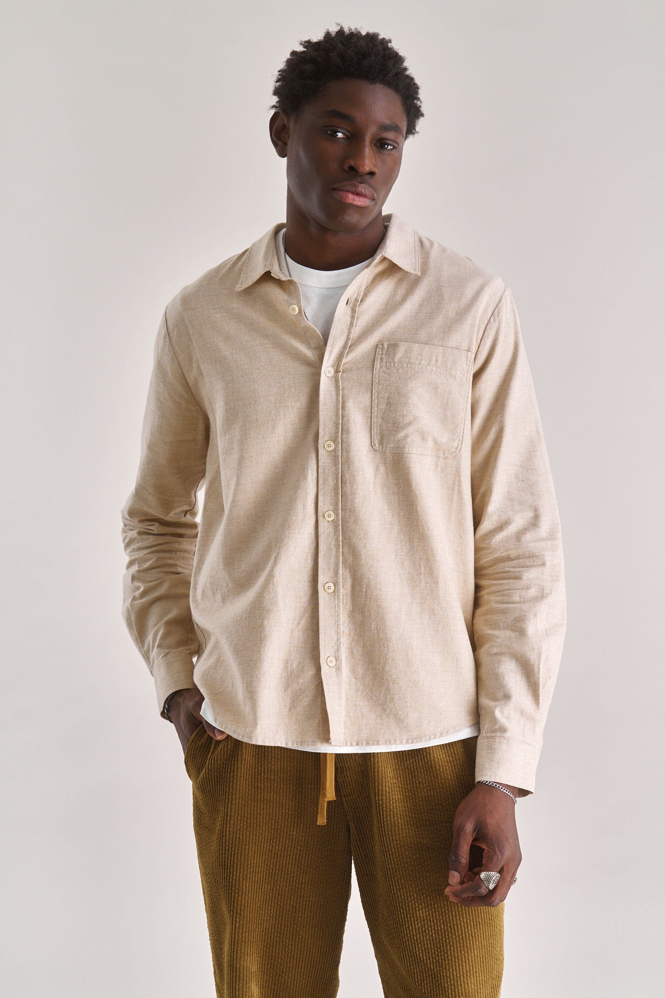 Spectre Overhemd Sand Beige