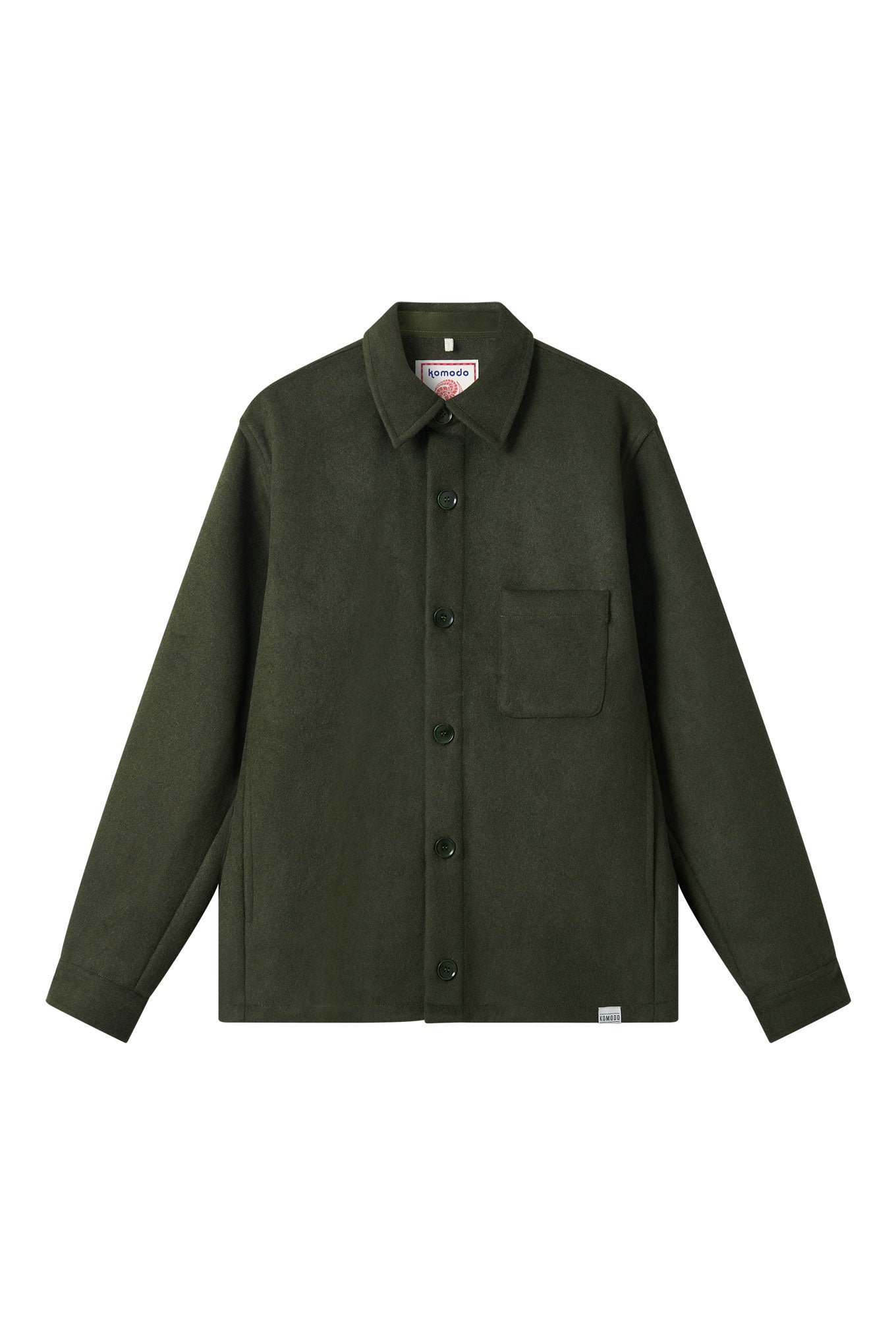 Johan Over Shirt Olive Green