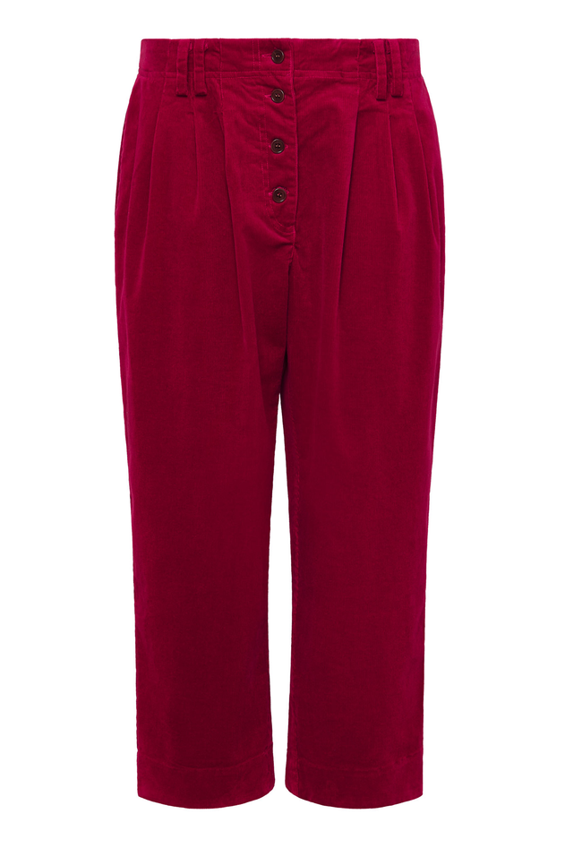 Frisa Organic Cotton Trouser Cherry