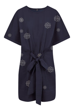 Akina Dress Navy Blue