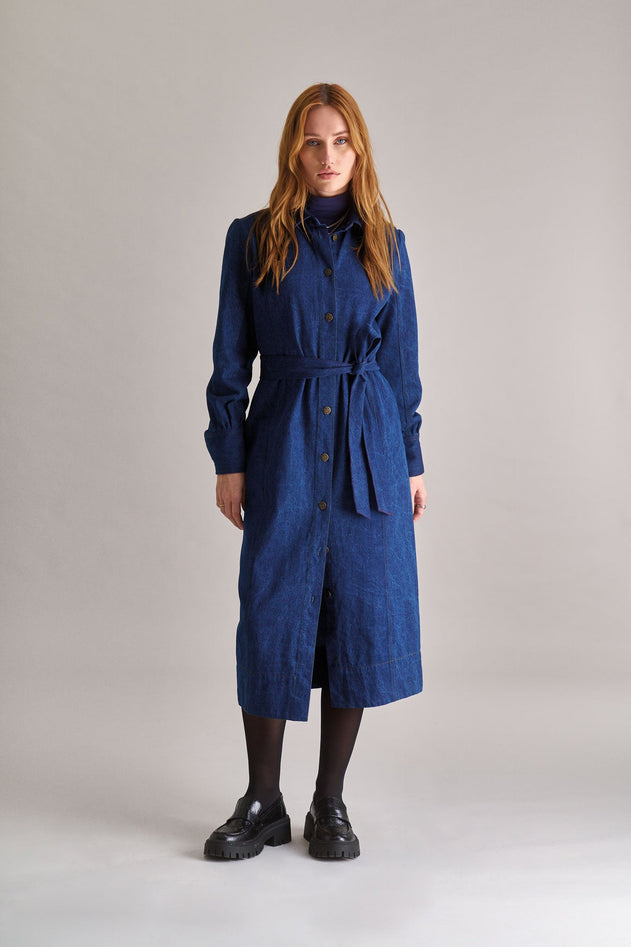 Hariti Spijkerjurk Blauw
