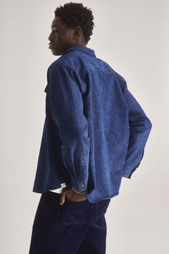 Karda Spijkeroverhemd Donkerblauw