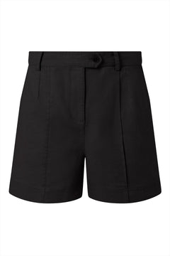 Emmie Organic Linen Cotton Shorts Black
