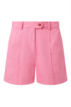 Emmie Organic Linen Cotton Shorts Pink