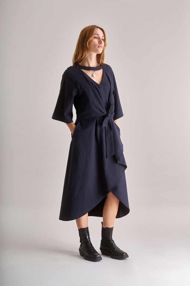 Vivienne Jurk Marineblauw