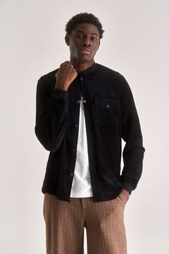 Cole Velvet Jas Zwart