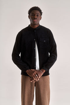 Cole Velvet Jas Zwart