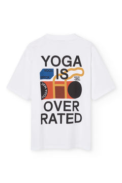 Yoga Is Overrated T-Shirt White