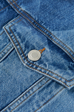 Laser Denim Jacket Blue