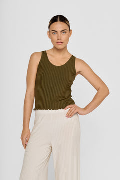 Chami Tank Top Khaki