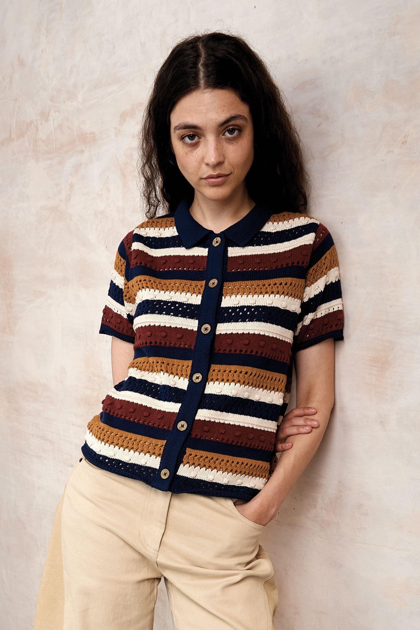 Clara Organic Cotton Cardigan Multicolor