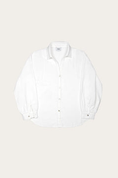 Calabasas Linen Button Down Shirt White