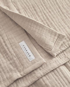 Casual Unisex Shirt Washed Sand