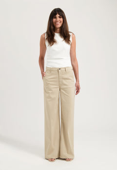 Chelsea Mid Loose Jeans Sand