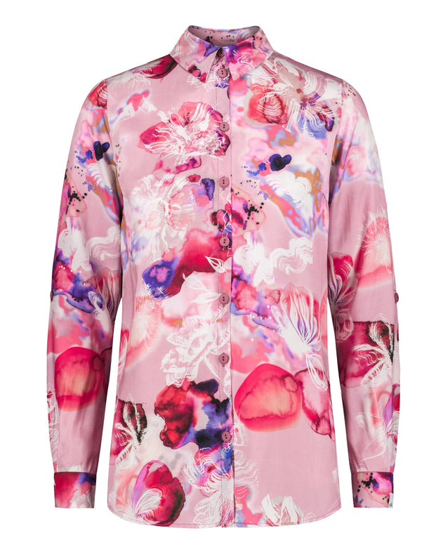 Chloe Button-up Shirt Coral Reef Pink
