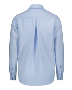 Chloe Linen Shirt Sky Blue