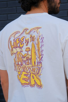 Men's Life by the Sea VII by P.Bueno Pigment T-Shirt Foam White