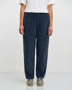 Corduroy Wide Pants Stone Blue