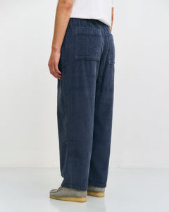Corduroy Wide Pants Stone Blue