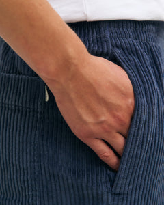 Corduroy Wide Pants Stone Blue