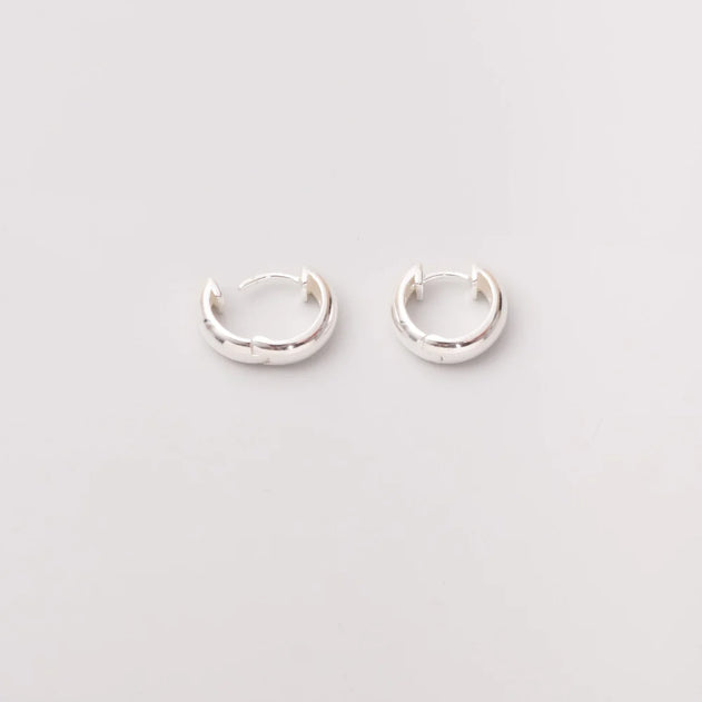 Shiny Huggie Hoop Earring