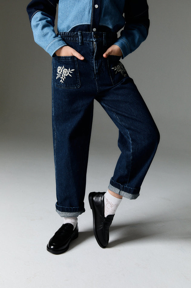 Kids' Danubio Denim Pant Blue