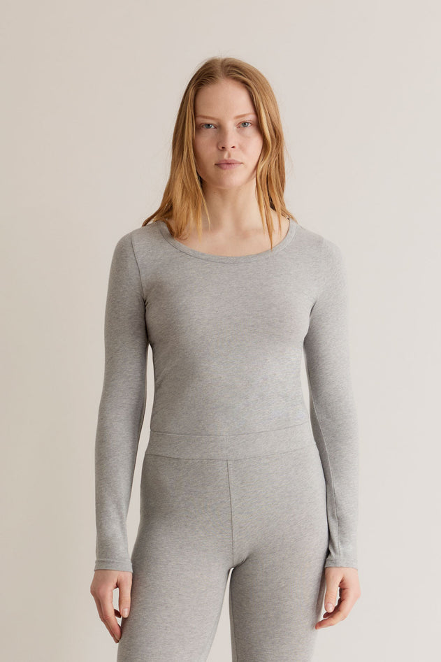 Darcey Top Grey