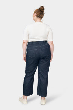 Stardust O-Shape Plus Size Jeans Dark Indigo