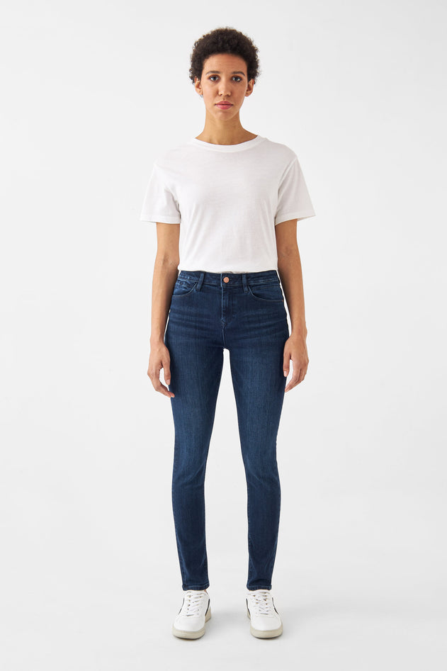 Sun Up Skinny Basic Jeans Dark Blue