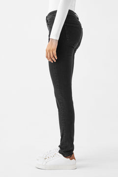 Mid Sun Slim Basic Black Denim