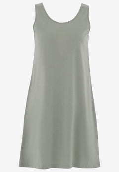 Dennis Mouwloos Nachthemd Sage Green