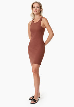 Derren Jurk Coffee Brown