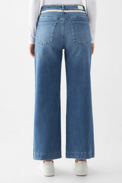 Dew Cropped Jeans Medium Blue Denim