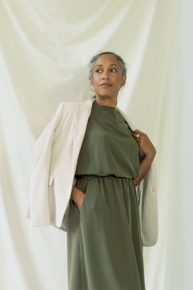 Bella Dress Olive Green