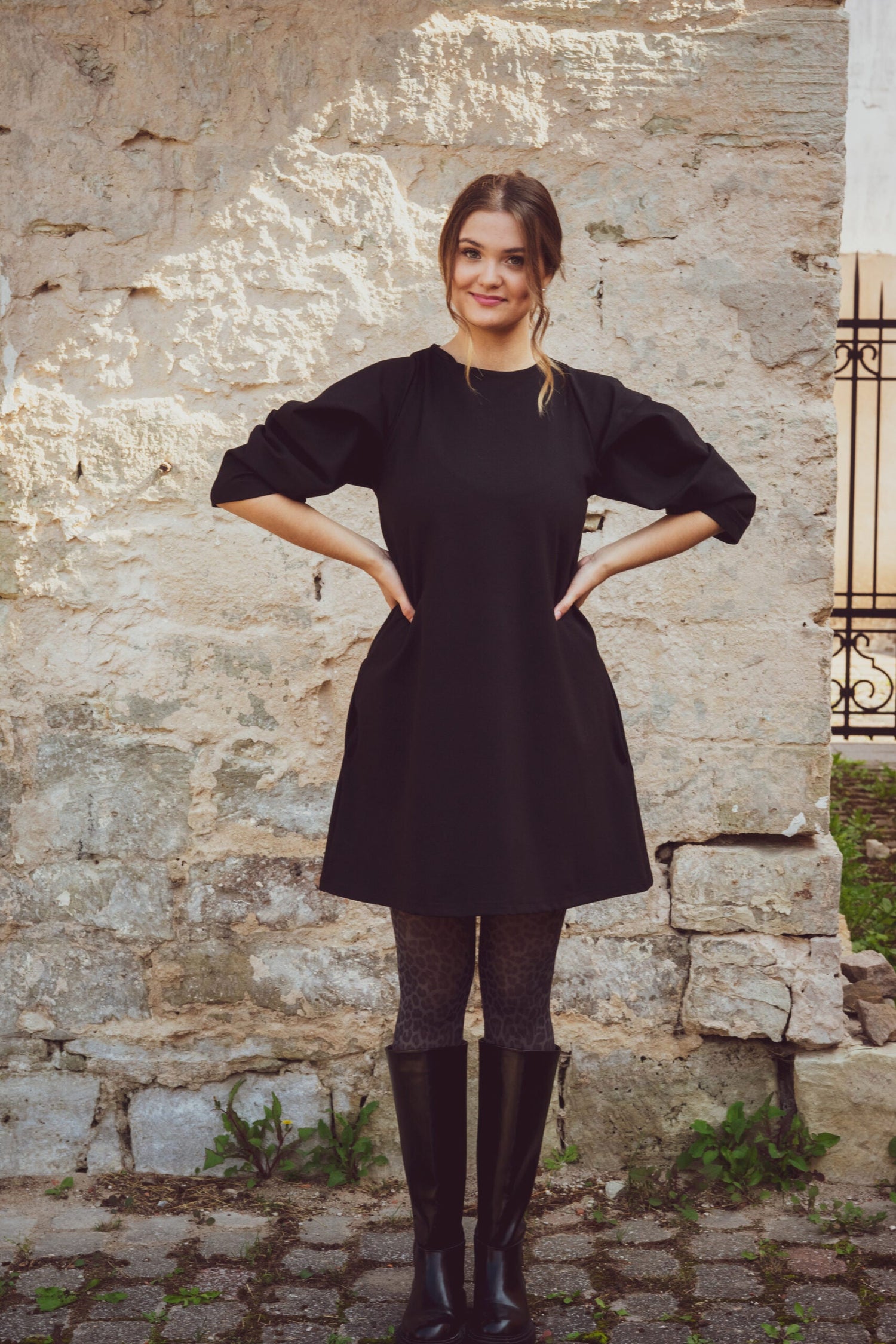 Lily Mini Dress Black