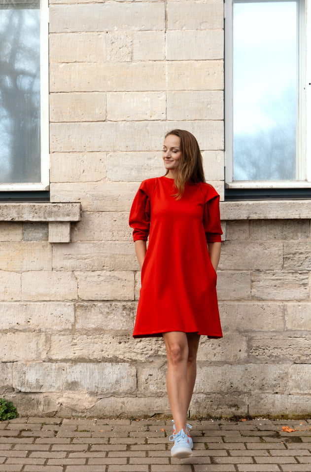 Lily Mini-jurk Rood