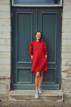 Lily Mini-jurk Rood
