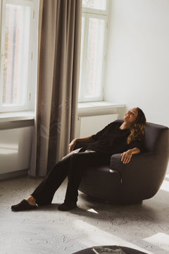 Mena Loungewear With T-Shirt Black