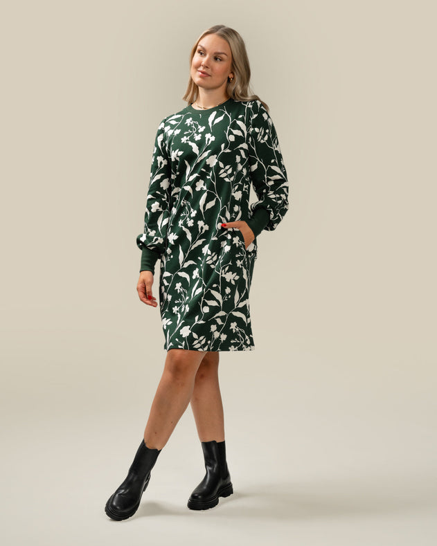 Toive Puff Sleeve Dress Varjot