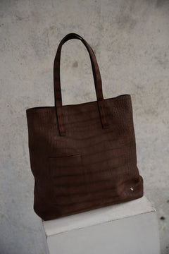 No. 266 Shopper Bag Croco Brown