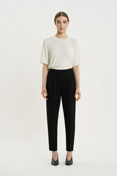 Lee Pleat Pants Black