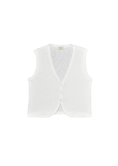 Cali Knitted Vest White