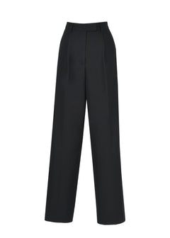 Jagger Getailleerde Broek Zwart
