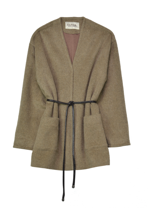 Astoria Wool Jas Bruin