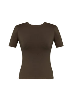 90’s Fitted T-Shirt Brown