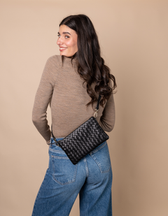 Lexi Tas Woven Black