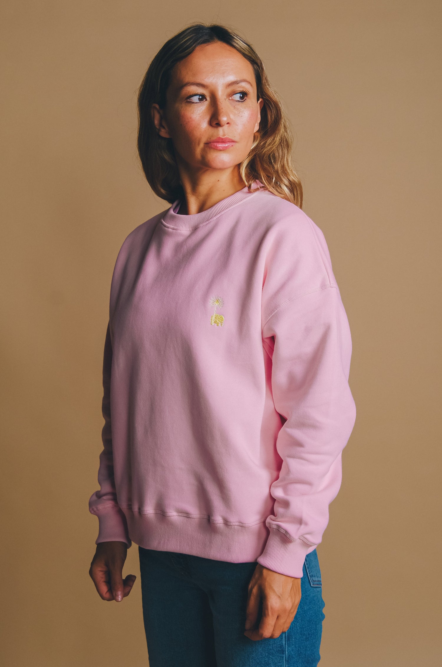 Antonyo Marest x Trendsplant Essential Oversized Sweater Gum Pink