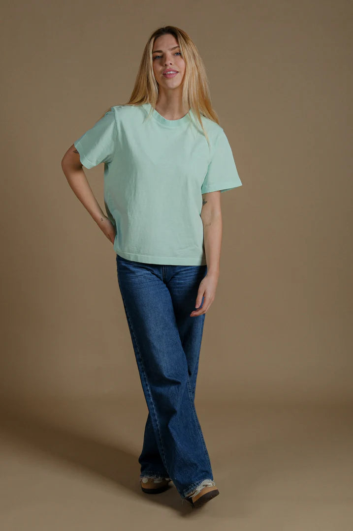 Women’s Essential Pigment T-Shirt Dusty Aqua