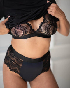 Highwaist String 002 Saboteur Black